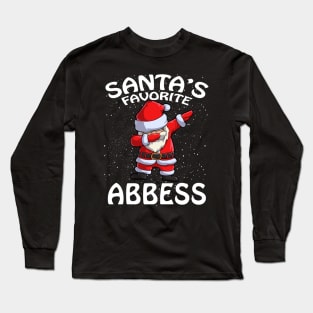 Santas Favorite Abbess Christmas Long Sleeve T-Shirt